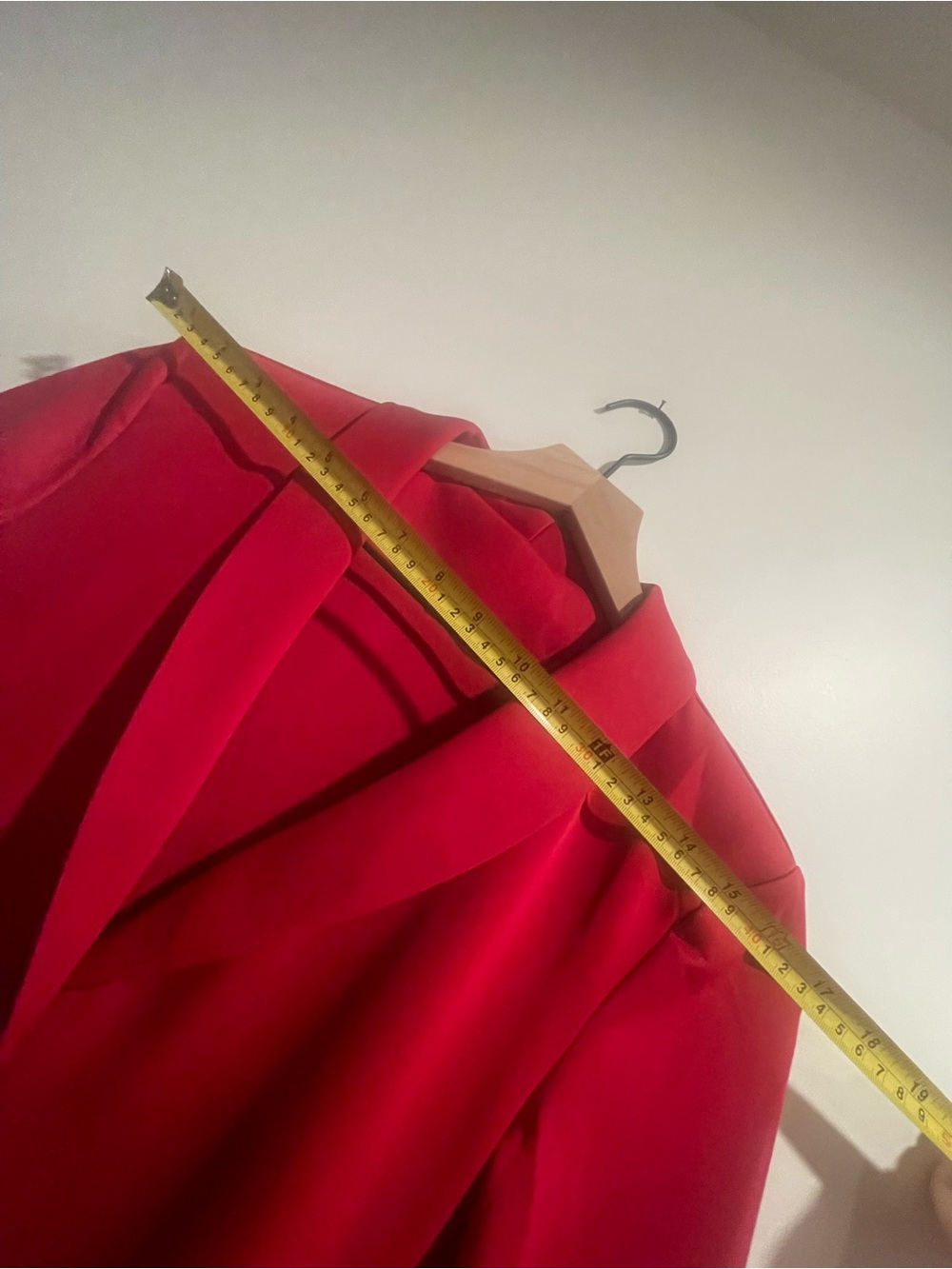 NEW NO TAGS Red Long Sleeve Tailored Custom dress NWOT XS Petite RUNS VERY SMALL - Picture 5 of 14